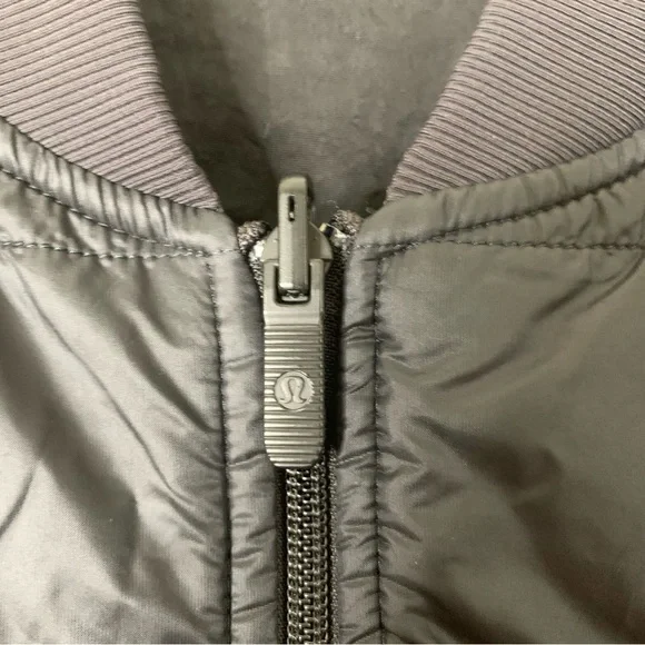 Lululemon womens black non stop reversible bomber jacket 12 - Picture 6 of 12